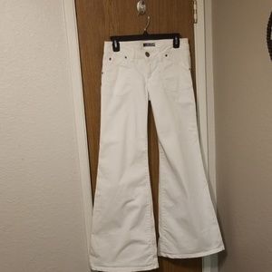 White flare jeans size 26